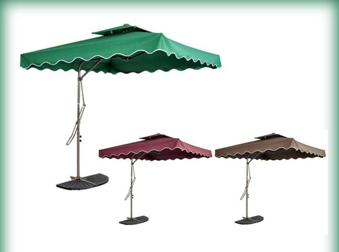 Side Pole Square Umbrella